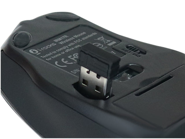 i-Rocks 2.4GHz 無線鍵鼠組。經典黑 USB收納